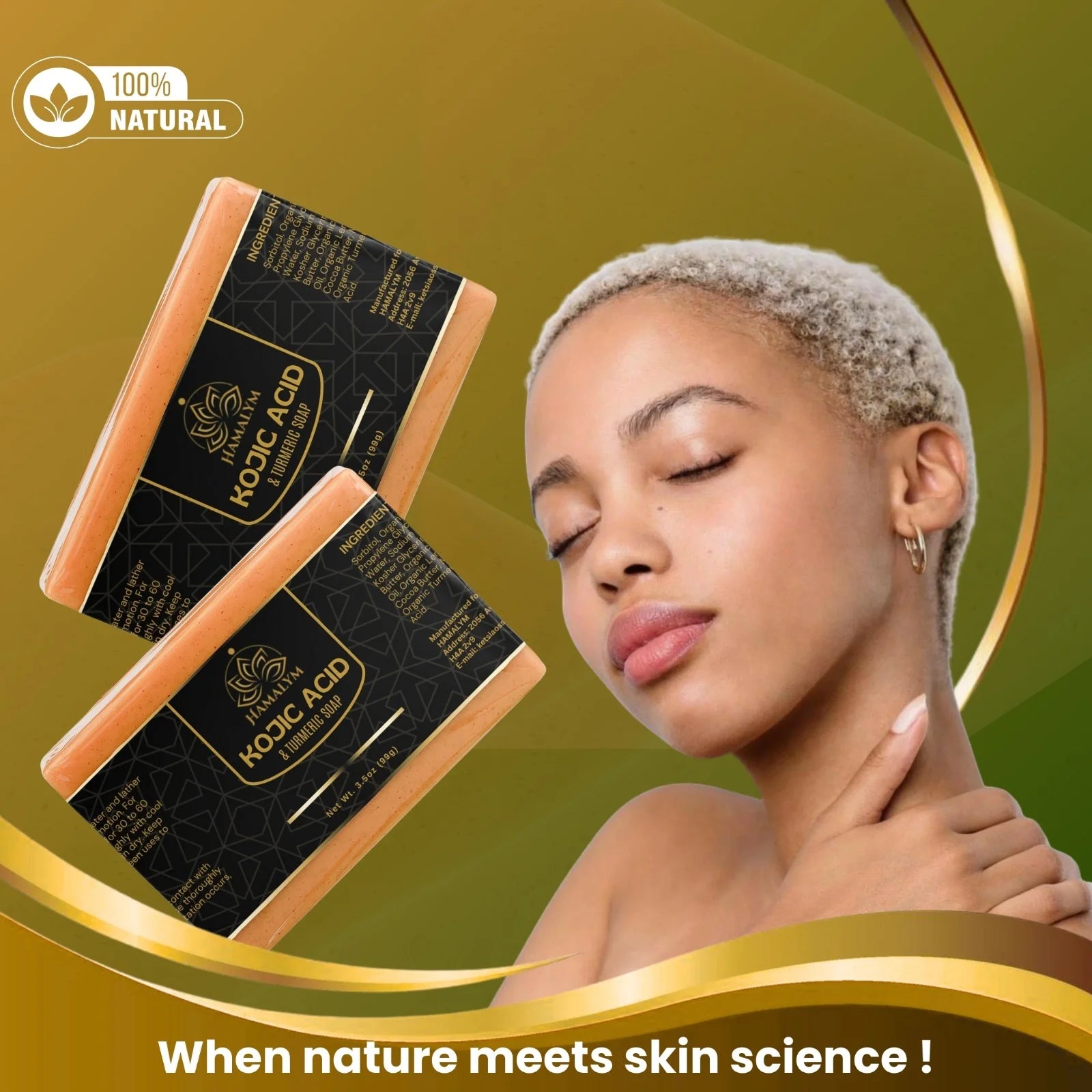 Kojic Acid & Turmeric Soap